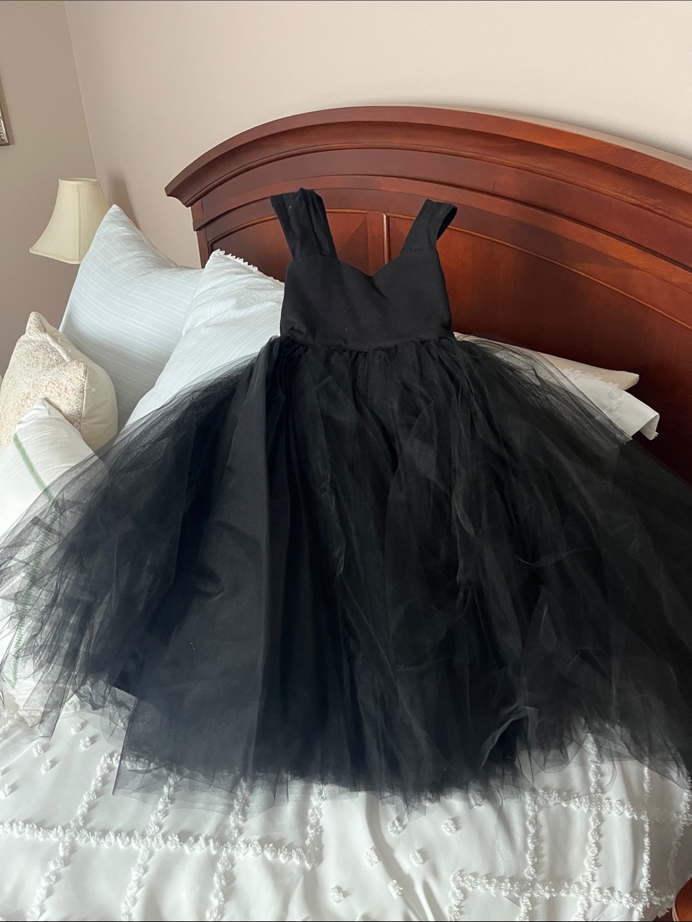 Classic Black Tulle Girls' Formal Dress from OliviaKateCouture on Etsy